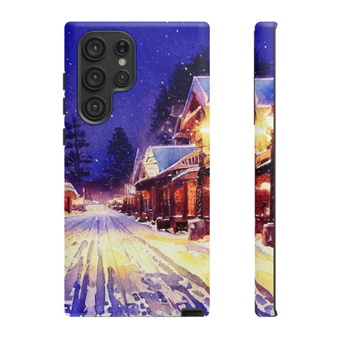 Estes Park After the Christmas Parade - Impact Resistant Phone Case Samsung Galaxy S22 Ultra Matte